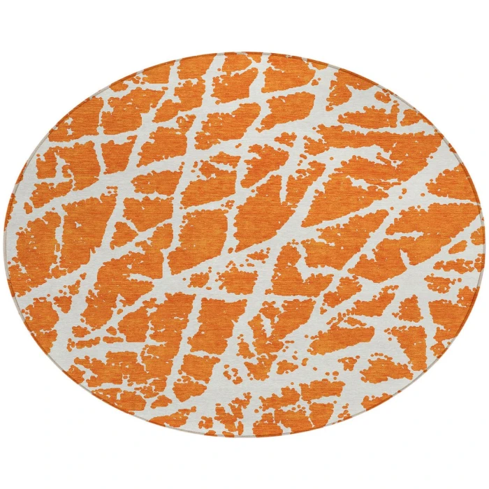 Chantille ACN501 Orange 8' x 8' Rug
