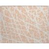 Addison Chantille ACN501 Peach 1 ft. 8 in. x 2 ft. 6 in. Rectangle Rug