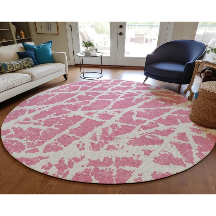 Chantille ACN501 Pink 8' x 8' Rug