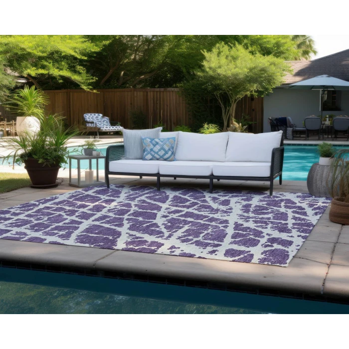 Chantille ACN501 Purple 2'6" x 3'10" Rug