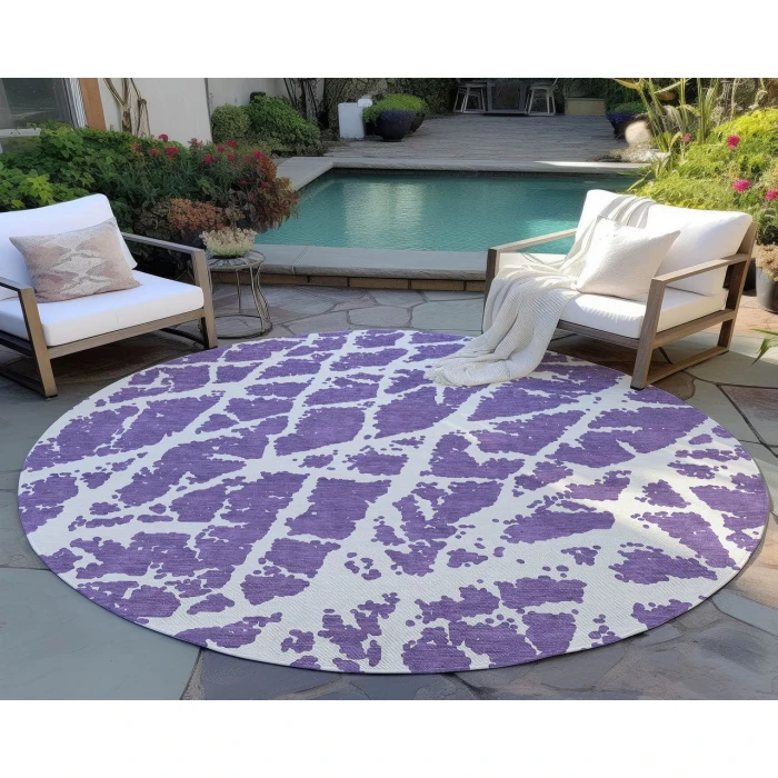 Chantille ACN501 Purple 8' x 8' Rug