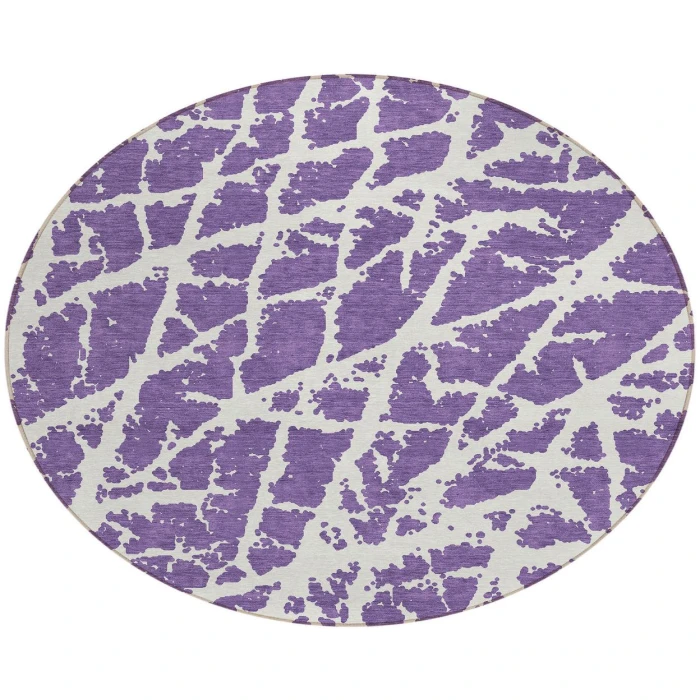 Chantille ACN501 Purple 8' x 8' Rug