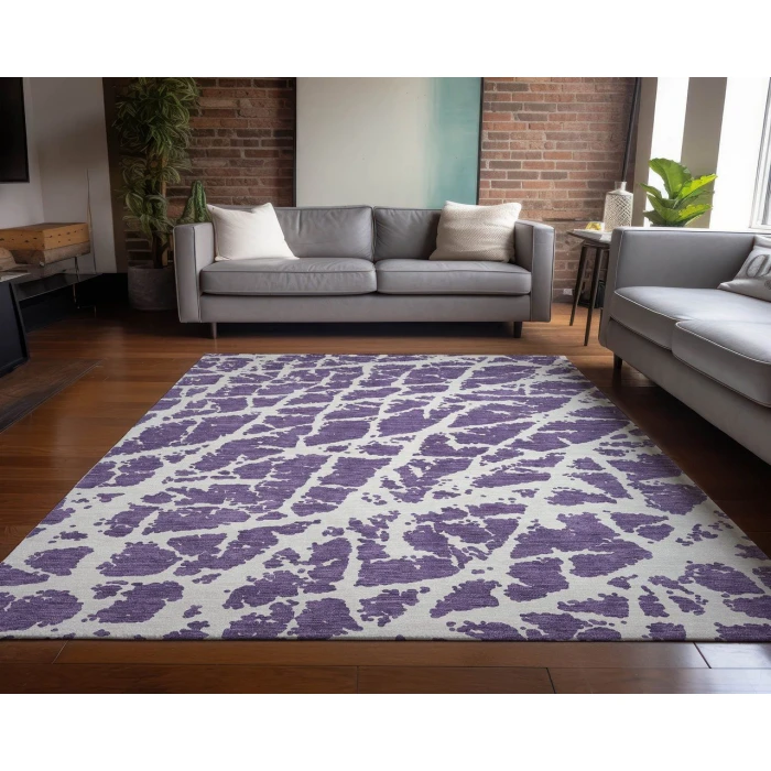 Chantille ACN501 Purple 2'6" x 3'10" Rug