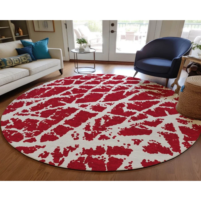 Chantille ACN501 Red 8' x 8' Rug