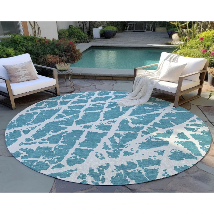 Chantille ACN501 Teal 8' x 8' Rug