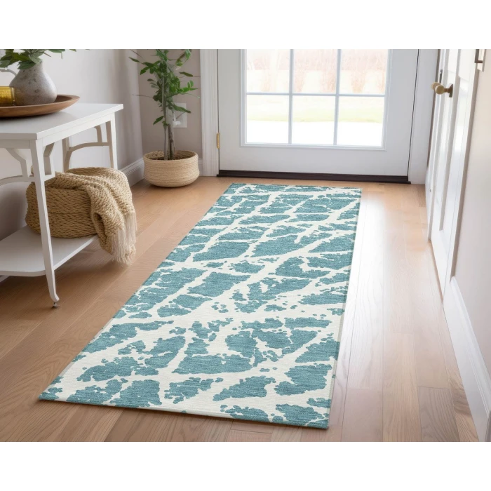 Chantille ACN501 Teal 2'3" x 7'6" Rug