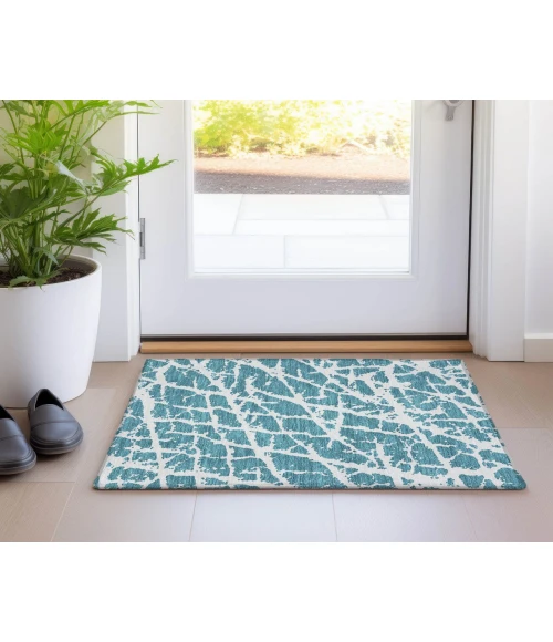 Chantille ACN501 Teal 1'8" x 2'6" Rug
