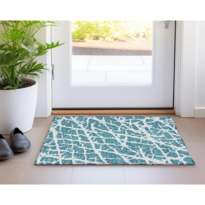 Chantille ACN501 Teal 1'8" x 2'6" Rug
