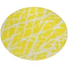 Addison Chantille ACN501 Yellow 8 ft. x 8 ft. Round Rug