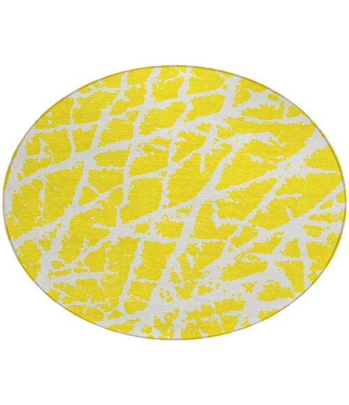 Chantille ACN501 Yellow 8' x 8' Rug
