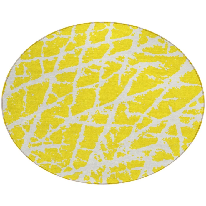 Chantille ACN501 Yellow 8' x 8' Rug