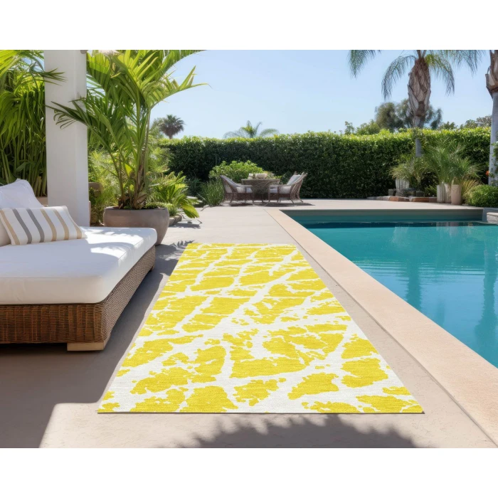 Chantille ACN501 Yellow 2'3" x 7'6" Rug