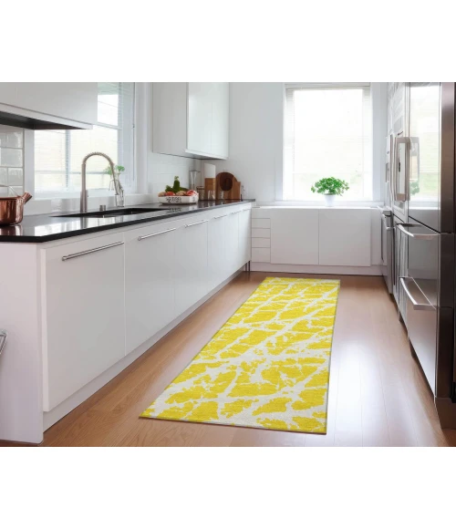 Chantille ACN501 Yellow 2'3" x 7'6" Rug