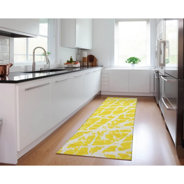 Chantille ACN501 Yellow 2'3" x 7'6" Rug