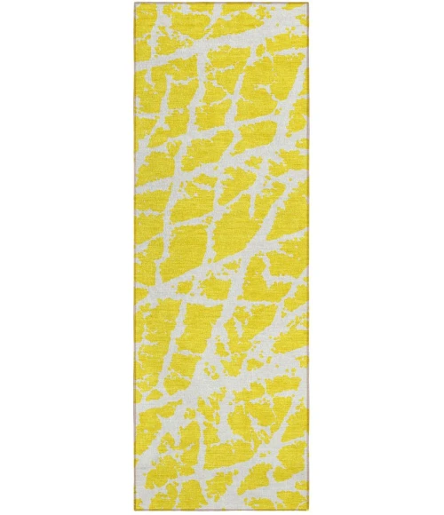 Chantille ACN501 Yellow 2'3" x 7'6" Rug
