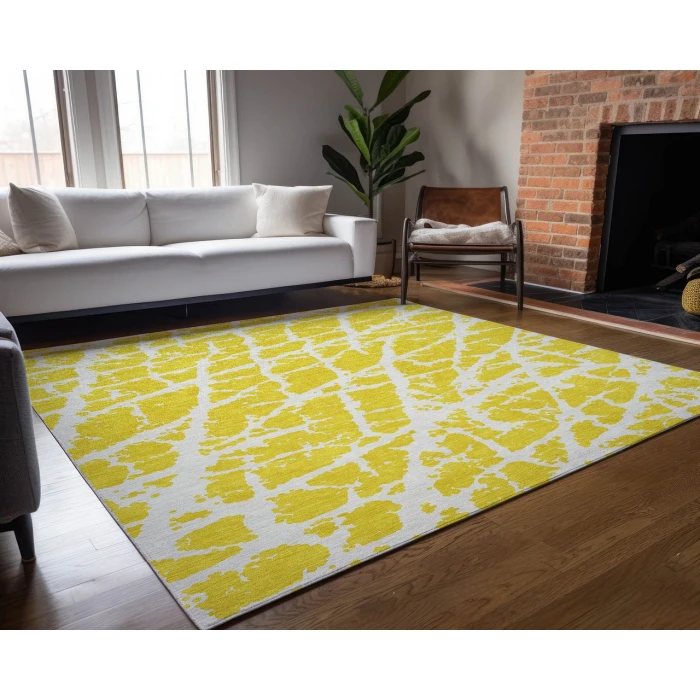 Chantille ACN501 Yellow 8' x 10' Rug