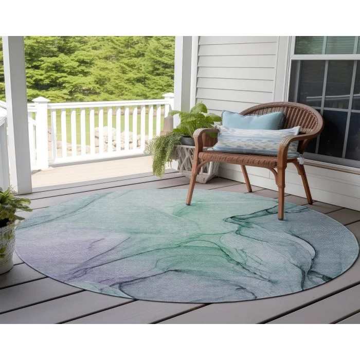 Chantille ACN502 Blue 8' x 8' Rug