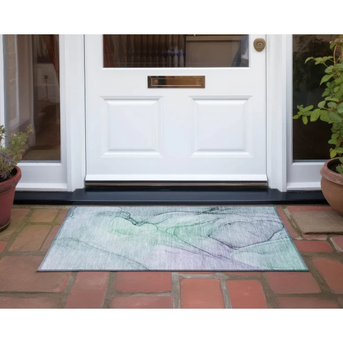Chantille ACN502 Blue 1'8" x 2'6" Rug
