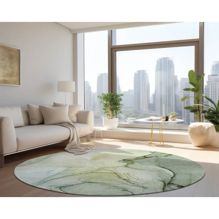Chantille ACN502 Green 8' x 8' Rug