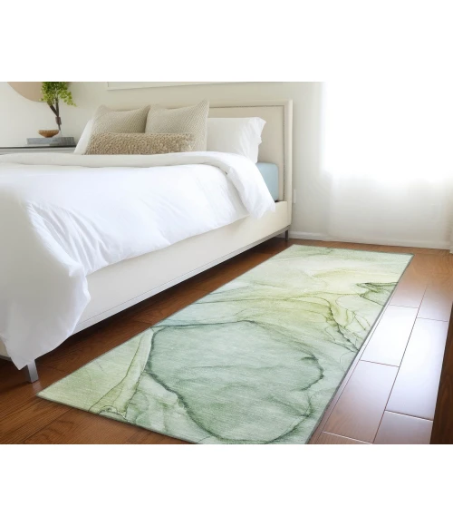 Chantille ACN502 Green 2'3" x 7'6" Rug