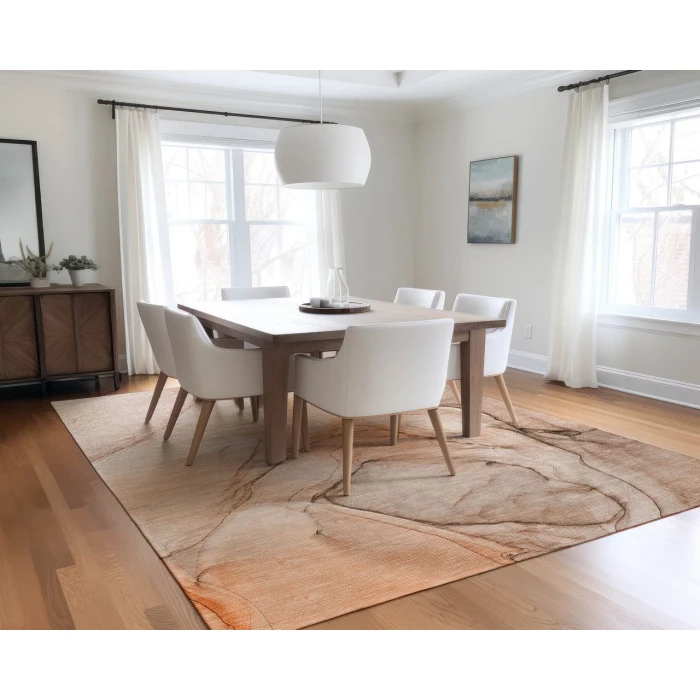 Chantille ACN502 Orange 10' x 14' Rug