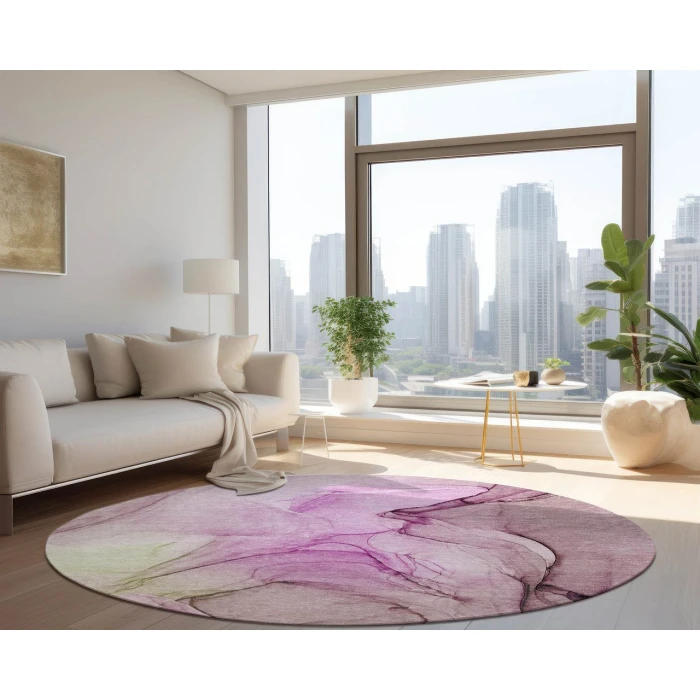 Chantille ACN502 Pink 8' x 8' Rug