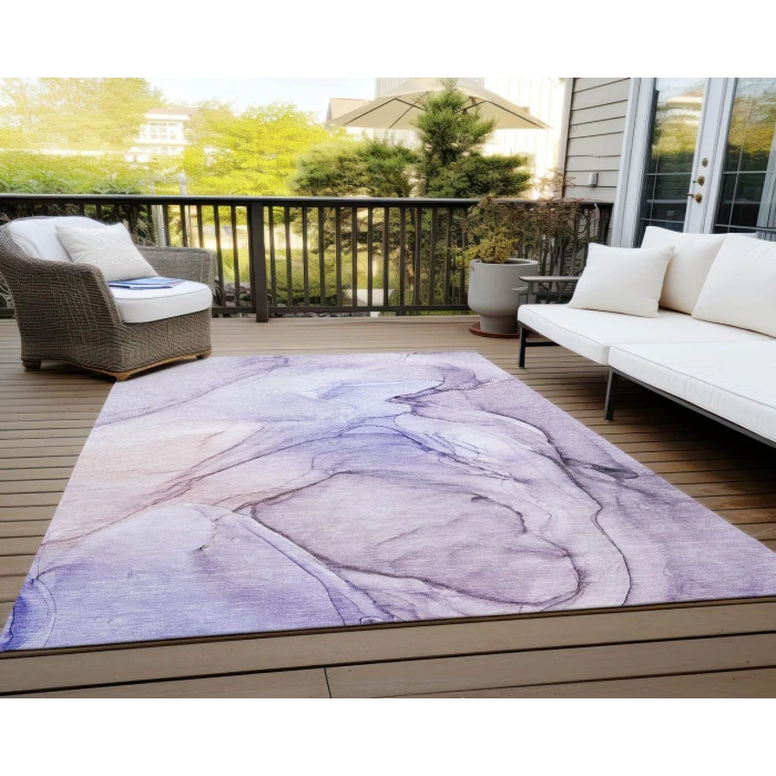 Chantille ACN502 Purple 10' x 14' Rug