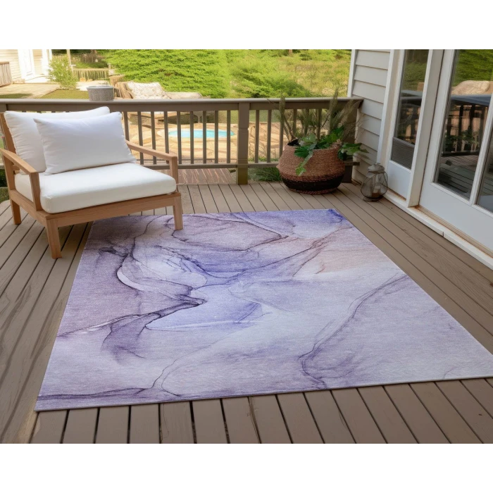 Chantille ACN502 Purple 10' x 14' Rug