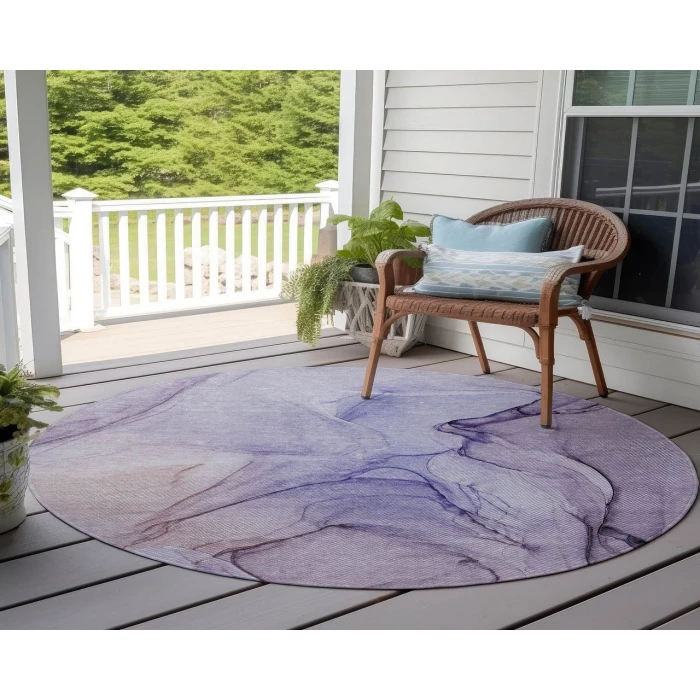 Chantille ACN502 Purple 8' x 8' Rug