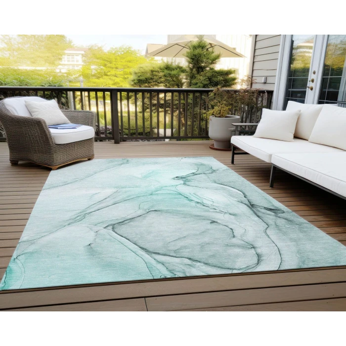 Chantille ACN502 Teal 10' x 14' Rug
