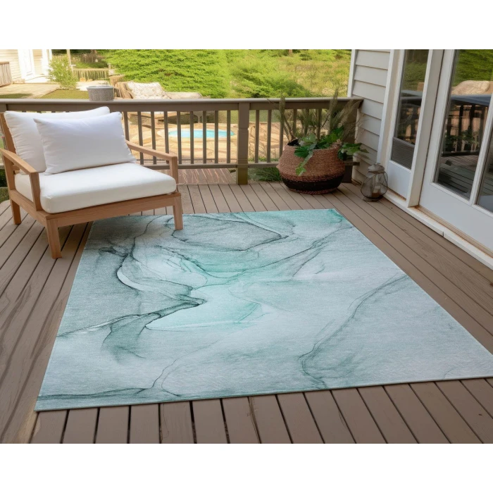Chantille ACN502 Teal 10' x 14' Rug