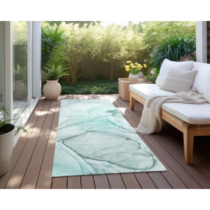 Chantille ACN502 Teal 2'3" x 7'6" Rug