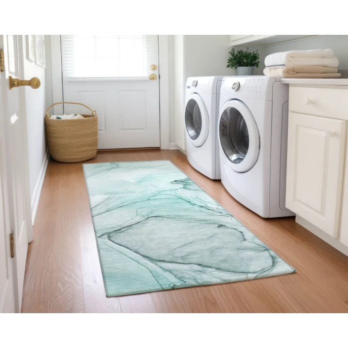 Chantille ACN502 Teal 2'3" x 7'6" Rug