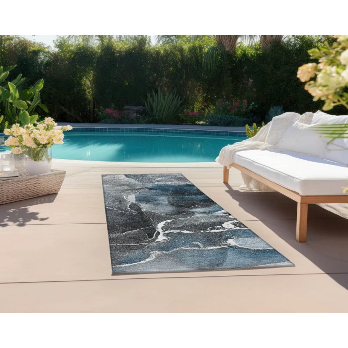 Chantille ACN503 Blue 2'3" x 7'6" Rug