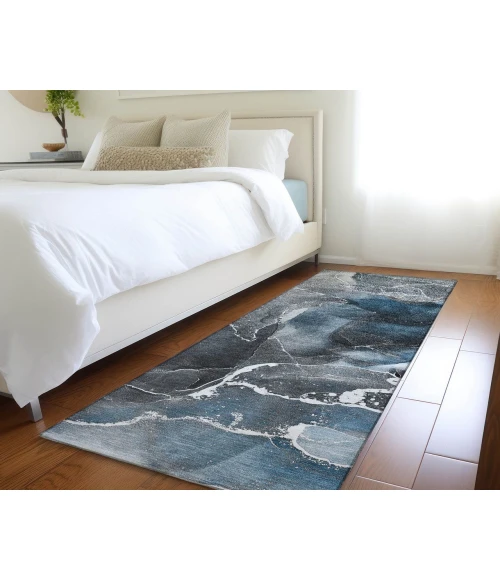 Chantille ACN503 Blue 2'3" x 7'6" Rug