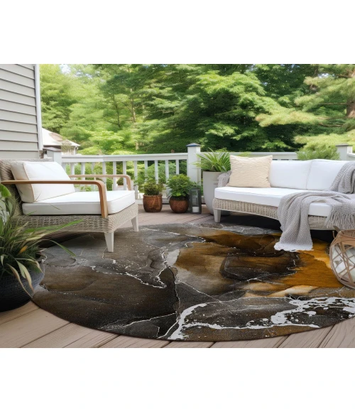 Chantille ACN503 Brown 8' x 8' Rug