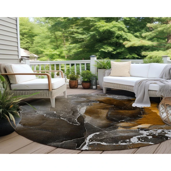 Chantille ACN503 Brown 8' x 8' Rug