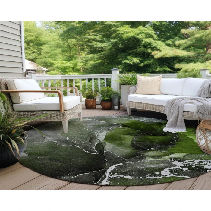 Chantille ACN503 Green 8' x 8' Rug
