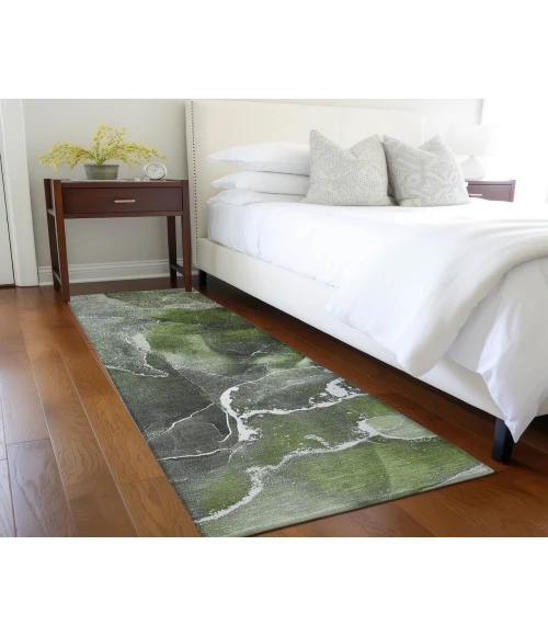 Chantille ACN503 Green 2'3" x 7'6" Rug