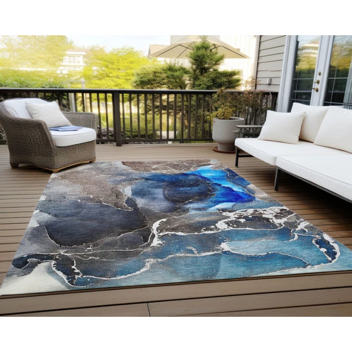 Chantille ACN503 Navy 8' x 10' Rug
