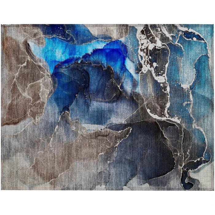 Chantille ACN503 Navy 1'8" x 2'6" Rug