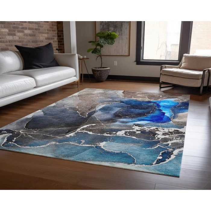 Chantille ACN503 Navy 8' x 10' Rug