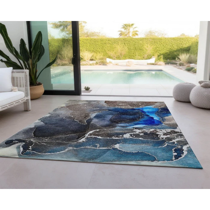 Chantille ACN503 Navy 8' x 10' Rug