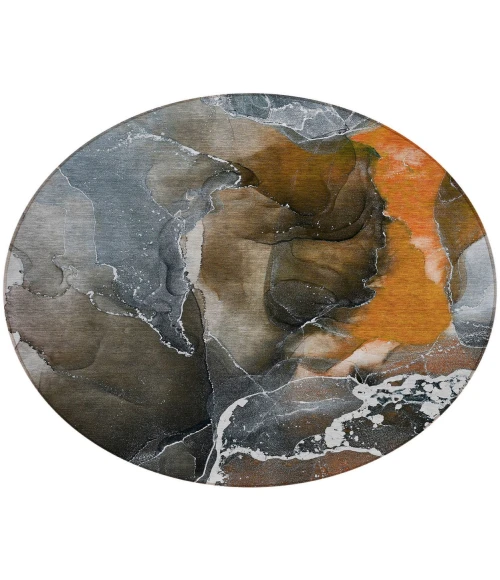 Chantille ACN503 Orange 8' x 8' Rug