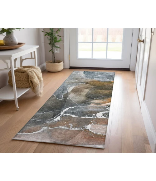 Chantille ACN503 Orange 2'3" x 7'6" Rug