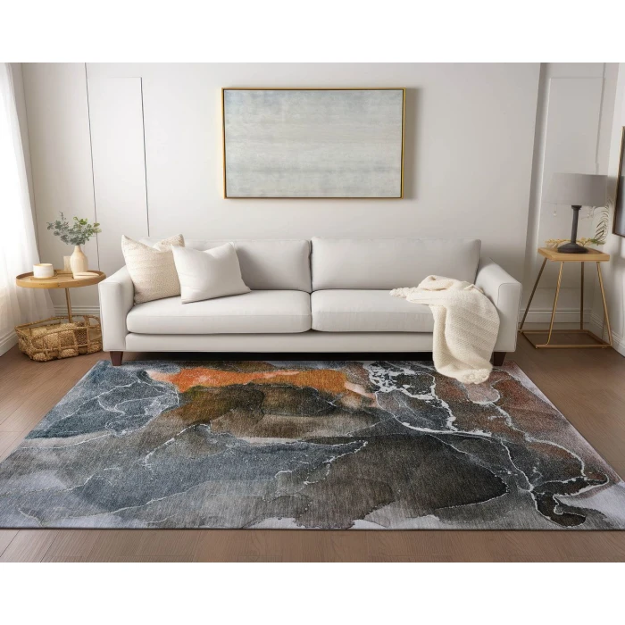 Chantille ACN503 Orange 8' x 10' Rug