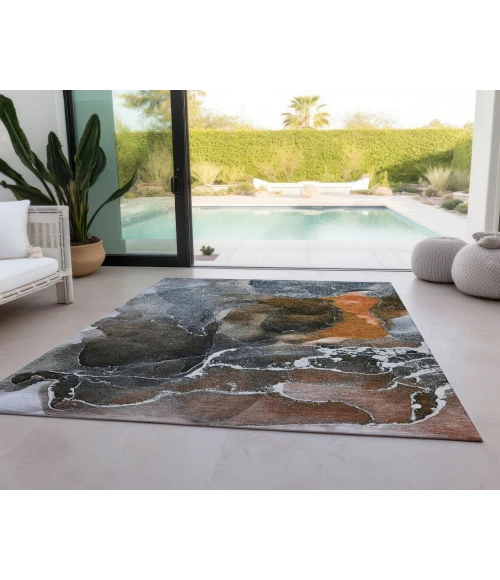 Chantille ACN503 Orange 3' x 5' Rug