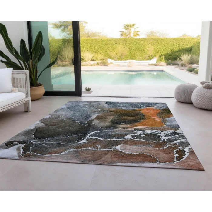 Chantille ACN503 Orange 8' x 10' Rug