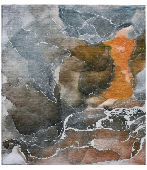 Chantille ACN503 Orange 3' x 5' Rug