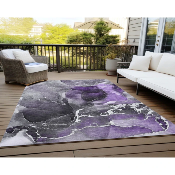Chantille ACN503 Purple 8' x 10' Rug